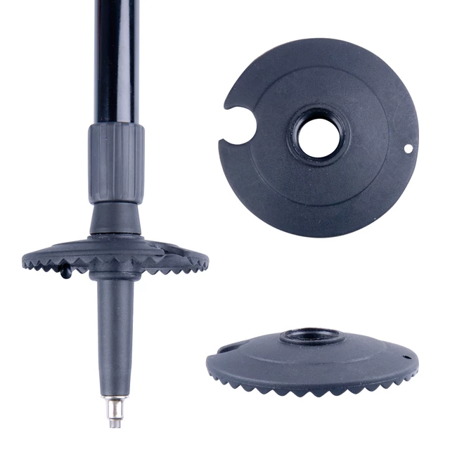 Kijki walkingowe inSPORTline Hiker ∙ 65–135 cm ∙ system Antishock ∙ karbonowe ∙ amortyzacja
