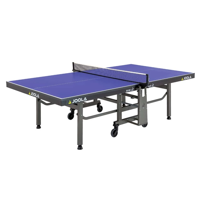 Turniejowy stół do tenisa stołowego Joola Rollomat Pro ∙ blat 25 mm ∙ ITTF ∙ składany z kółkami ∙ rama stalowa ∙ waga 129 kg - Niebieski - Niebieski