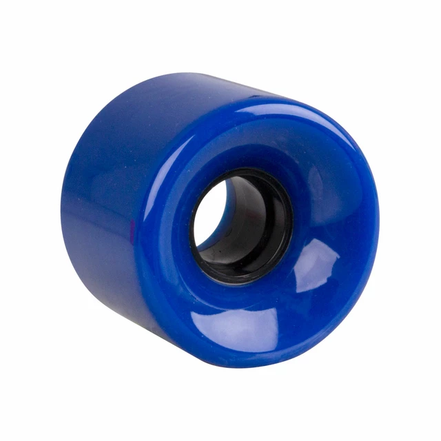 Kółko do deskorolki typu fiszka penny board 60*45 mm - Biały - Ciemny niebieski