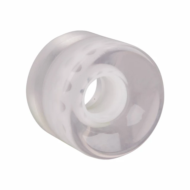 Przezroczyste kółko do deskorolki typu penny board fiszka 60*45 mm - Zielony - Biały
