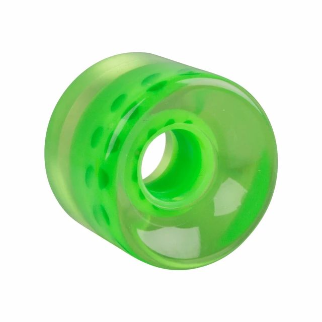 Przezroczyste kółko do deskorolki typu penny board fiszka 60*45 mm - Zielony - Zielony