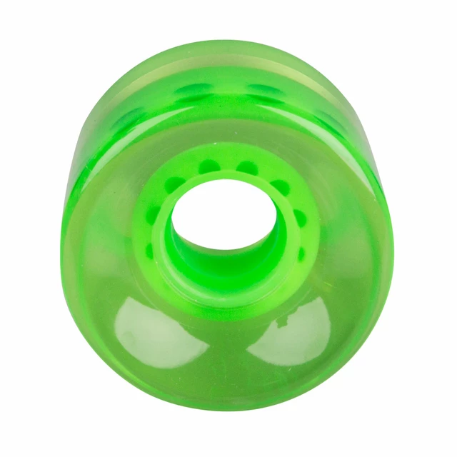 Przezroczyste kółko do deskorolki typu penny board fiszka 60*45 mm - Zielony