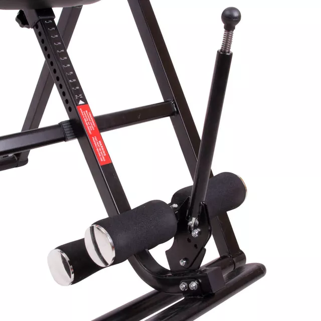 Ławka grawitacyjna z podgrzewanym pasem masującym inSPORTline Inverso Heaty 150kg