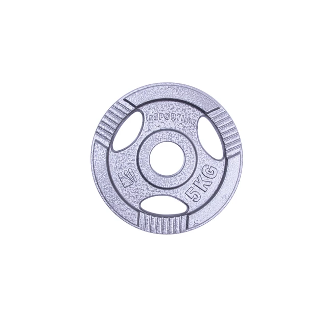 Obciążenia olimpijskie żeliwne inSPORTline Hamerton ∙ 1,25-25 kg ∙ otwór 50 mm ∙ uchwyty ergonomiczne ∙ ochrona antykorozyjna