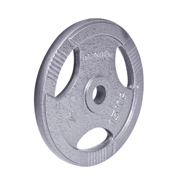 Obciążenia żeliwne inSPORTline Hamerton 30 mm 1,25-25 kg ∙ powłoka antykorozyjna ∙ uchwyty ergonomiczne ∙ trwała konstrukcja