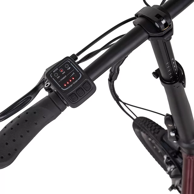 Składany rower elektryczny inSPORTline ISL Felior 468 Wh 20" - model 2026 ∙ składak ∙ bateria 468 Wh ∙ zasięg do 100 km ∙ nośność 125 kg - Titanium Grey (szary)
