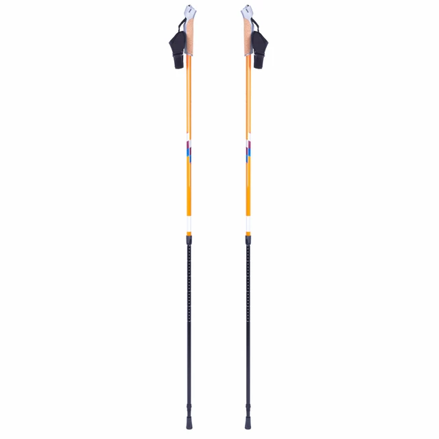 Kijki Nordic Walking inSPORTline Potosi ∙ regulacja 82-135 cm ∙ system Antishock ∙ odblask ∙ wymienne nasadki