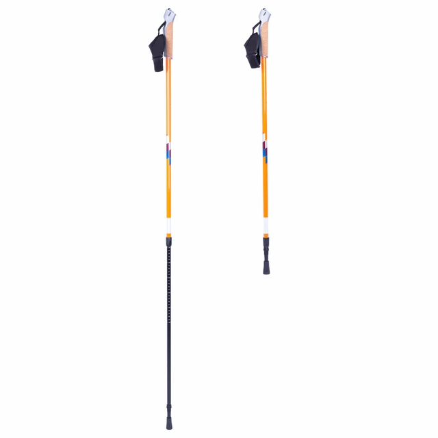 Kijki Nordic Walking inSPORTline Potosi ∙ regulacja 82-135 cm ∙ system Antishock ∙ odblask ∙ wymienne nasadki