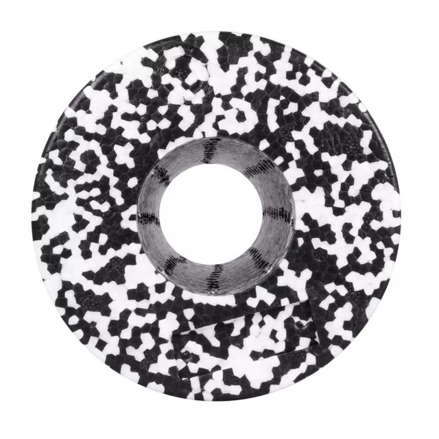 Twardy wałek do ćwiczeń / roller inSPORTline Waldro Smooth ∙ gładka powierzchnia ∙ długość 30 cm ∙ nośność 120 kg - Czarno-biały