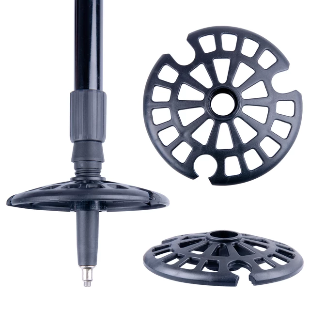Kij trekkingowy inSPORTline Altiplano 100 ∙ 3-częściowy teleskop ∙ aluminiowy ∙ anti-shock ∙ waga 270 g ∙ regulacja 67-135 cm