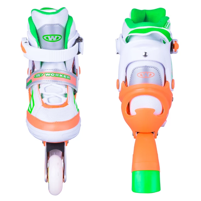 Regulowane rolki uniwersalne Worker Nubila ∙ ABEC 5 Carbon ∙ aluminiowa rama ∙ MicroLock ∙ Comfort Fit