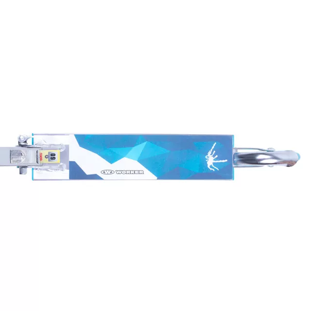 Hulajnoga dla dzieci WORKER Snow Spider PRO 2w1 ∙ kółka LED ∙ płozy na śnieg ∙ nośność 60 kg ∙ regulowana kierownica