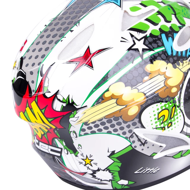 Kask downhillowy W-TEC FS-605 Allride ∙ full face ∙ do roweru i moto ∙ waga 940 g ∙ 13 otworów wentylacyjnych ∙ skorupa ABS ∙ regulowany - Cartoon