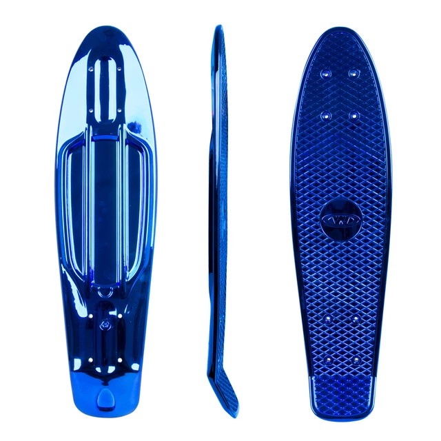 Blat do Deski typu fiszka penny board WORKER Mirria 22.5*6" - Niebiesko-złoty - Niebieski