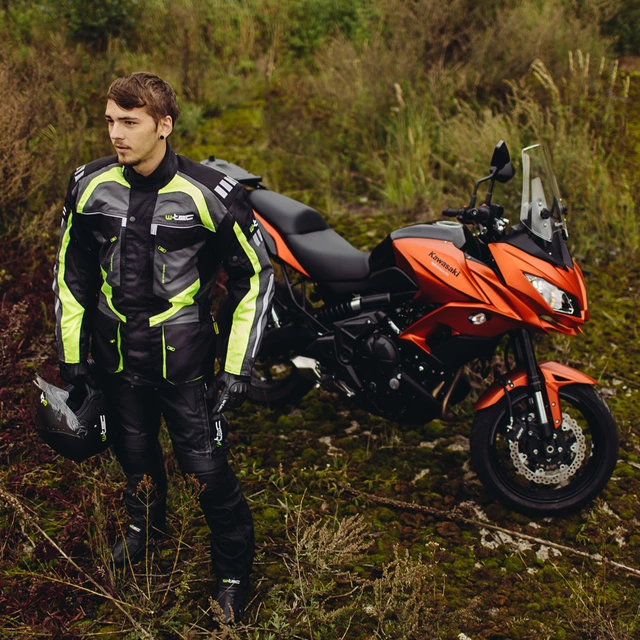 Kask motocyklowy 2w1 W-TEC NK-850 otwierany ∙ blenda przeciwsłoneczna - Biały błyszczący