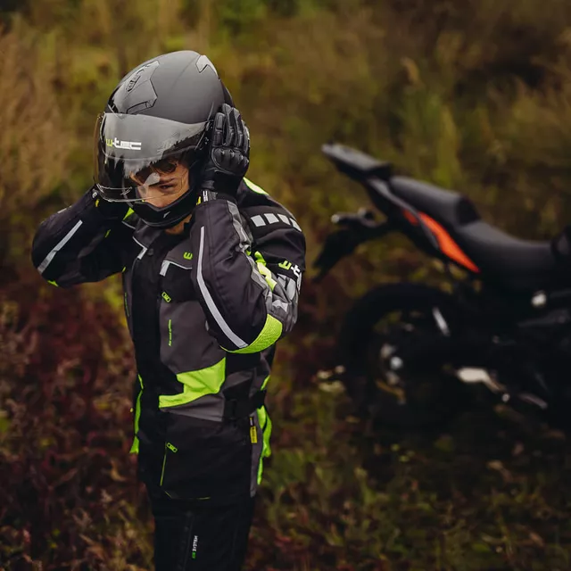 Rękawice motocyklowe W-TEC Talhof - Czarny