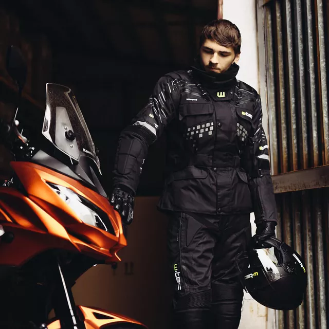 Rękawice motocyklowe W-TEC Talhof - Czarny
