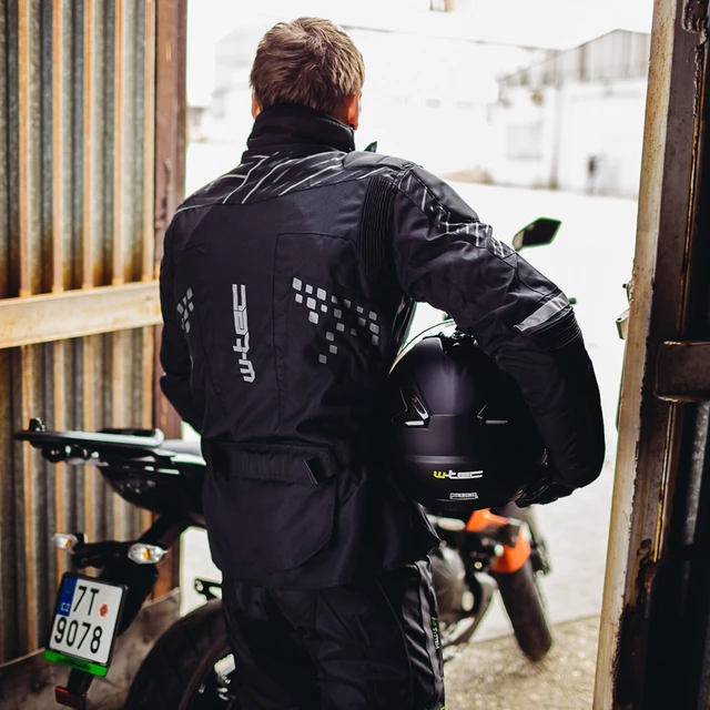 Kask motocyklowy 2w1 W-TEC NK-850 otwierany ∙ blenda przeciwsłoneczna - Biały błyszczący