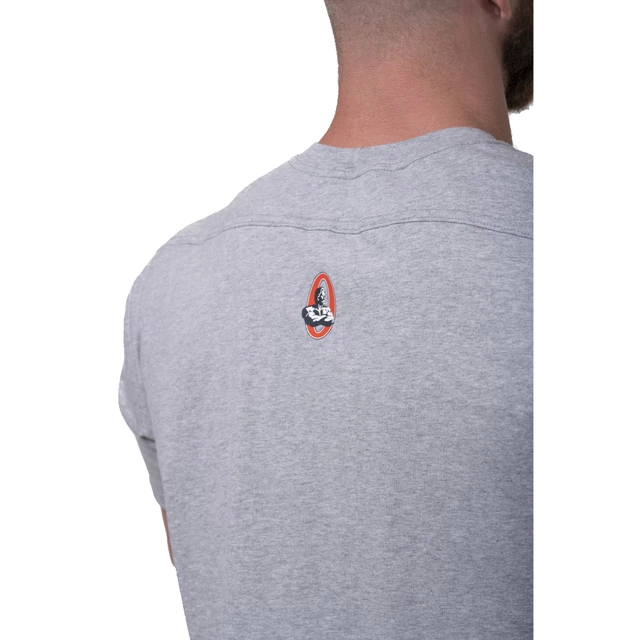 Koszulka męska T-shirt Nebbia Golden Era 192 - Jasnoszary