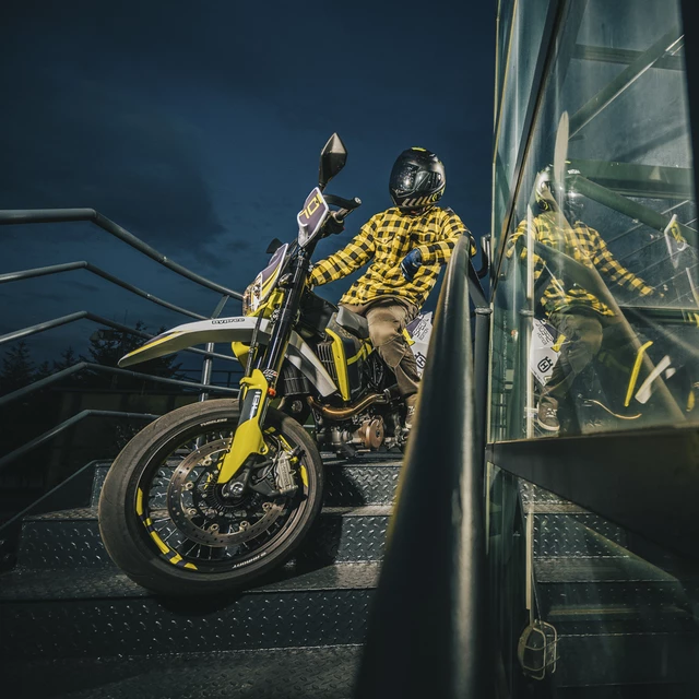 Koszula motocyklowa W-TEC Terchis - Czerwony