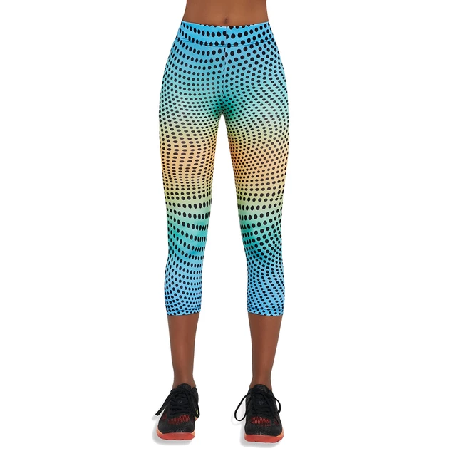 Damskie legginsy sportowe BAS BLACK Wave 70 - Kolorowy - Kolorowy