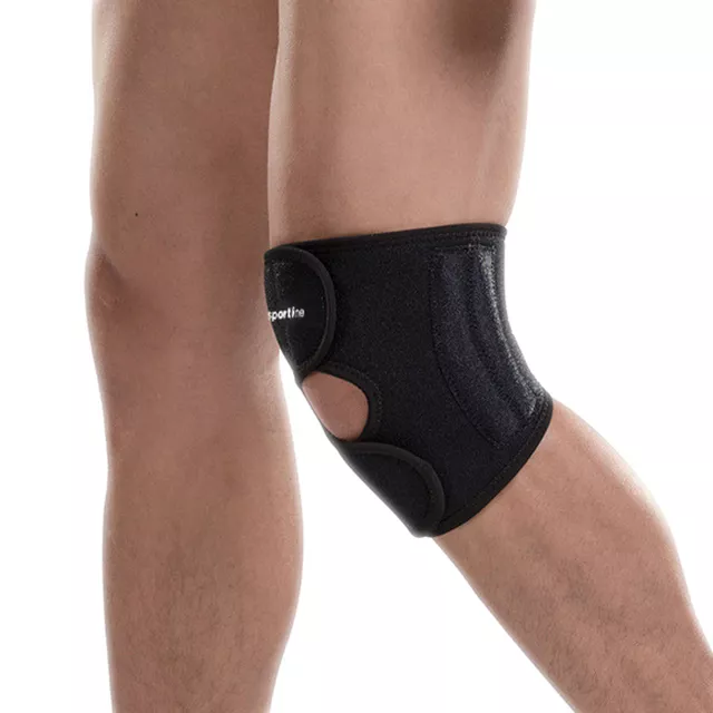 Orteza / stabilizator kolana inSPORTline Kneefort ∙ boczne wzmocnienie ∙ zapięcie na rzep ∙ komfortowy materiał