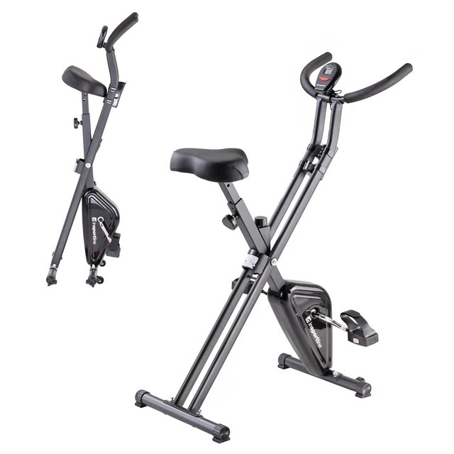 Rower stacjonarny składany inSPORTline Xbike Light ∙ płynna regulacja oporu ∙ lekki ∙ wygodne siodełko ∙ wyświetlacz LCD