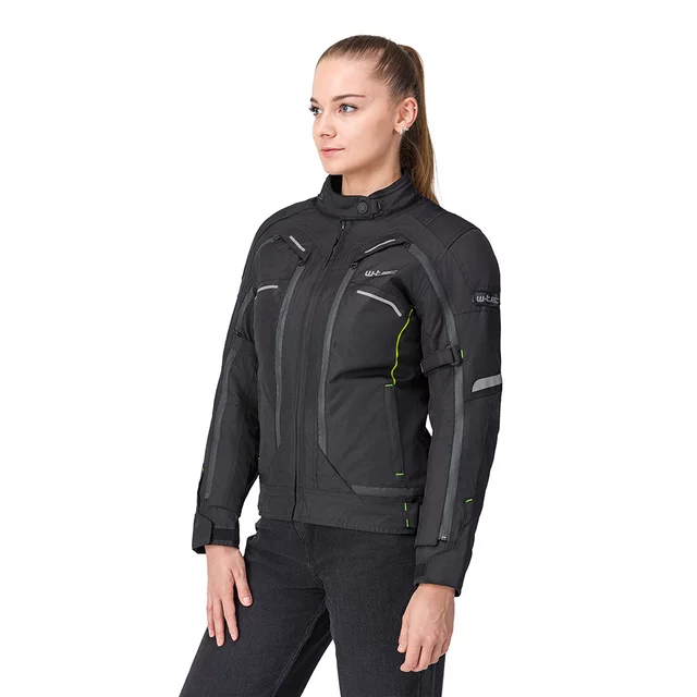 Damska kurtka motocyklowa W-TEC Progair Lady - Czarno-różowy