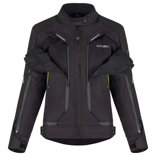 Damska kurtka motocyklowa W-TEC Progair Lady - Czarno-różowy