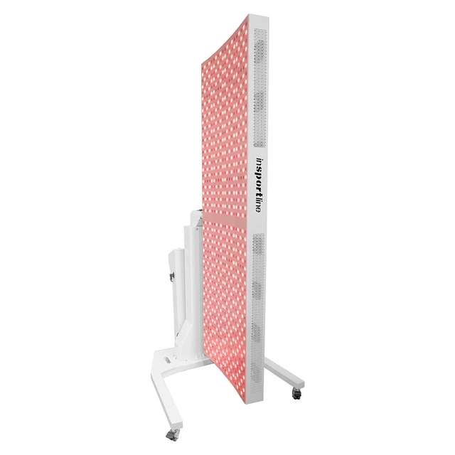 Panel LED do terapii światłem inSPORTline Supetar ∙ 300 diod RED + NIR ∙ timer i pilot ∙ montaż ścienny/stojak