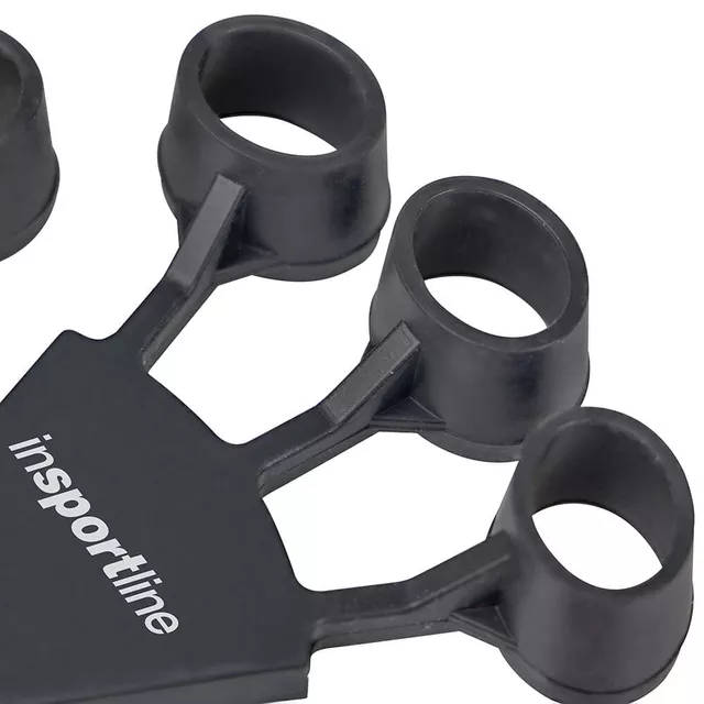 Wzmacniacz palców i nadgarstków inSPORTline GripFit ∙ 6 poziomów oporu ∙ komplet 2 szt.