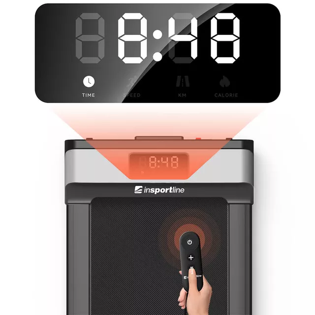 Bieżnia elektryczna do chodzenia inSPORTline ZenRun Fold 10 - OUTLET