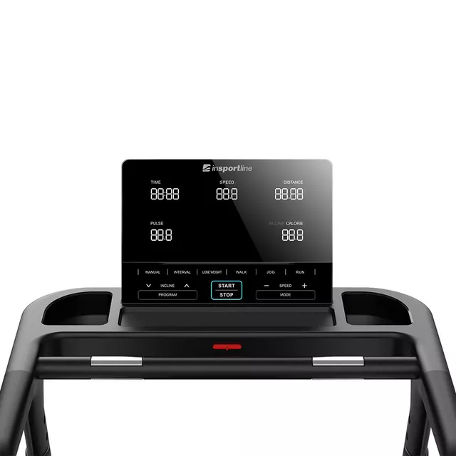 Składana bieżnia elektryczna inSPORTline ZenRun 30 ∙ prędkość do 18 km/h ∙ 20 programów ∙ nachylenie 15 poziomów ∙ pas piersiowy ∙ Bluetooth