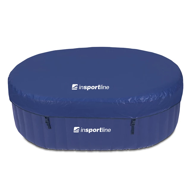 Basen pompowany / jacuzzi inSPORTline Voytano z hydromasażerm ∙ dla 2 osób ∙ 100 dysz hydromasażu ∙ podgrzewanie do 40°C ∙ filtr 1400 l/h - Niebieski