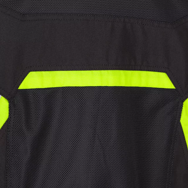 Kurtka motocyklowa W-TEC Timuco ∙ protektory CE level 2 ∙ wodoodporna membrana ∙ wentylacja ∙ odblaski ∙ podszewka mesh - Czarny-fluo