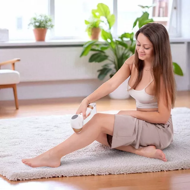 Depilator laserowy IPL inSPORTline Aphira ∙ 5 poziomów intensywności ∙ 990 000 błysków ∙ 3 nasadki ∙ okulary + tryb automatyczny