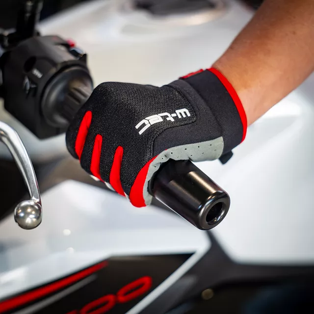 Dziecięce rękawice motocrossowe W-TEC Matosinos Kids - Niebieski
