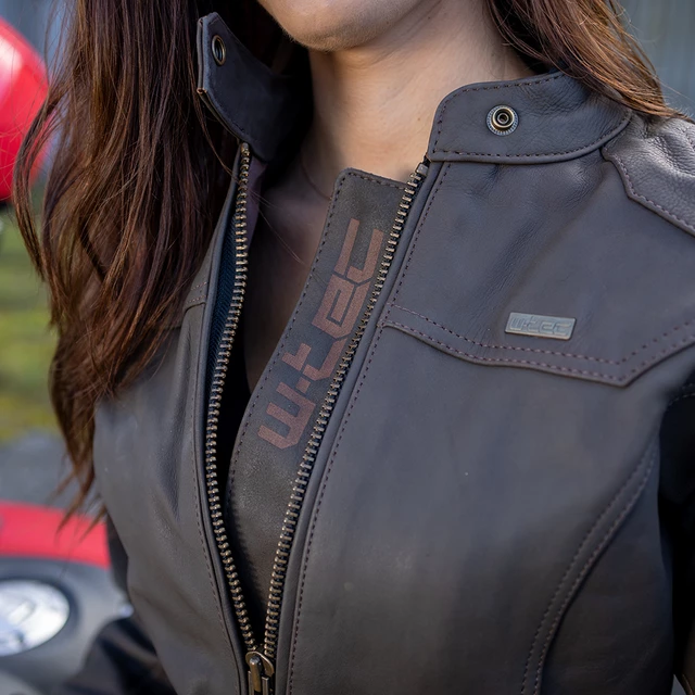 Damska skórzana kurtka motocyklowa W-TEC Kaika