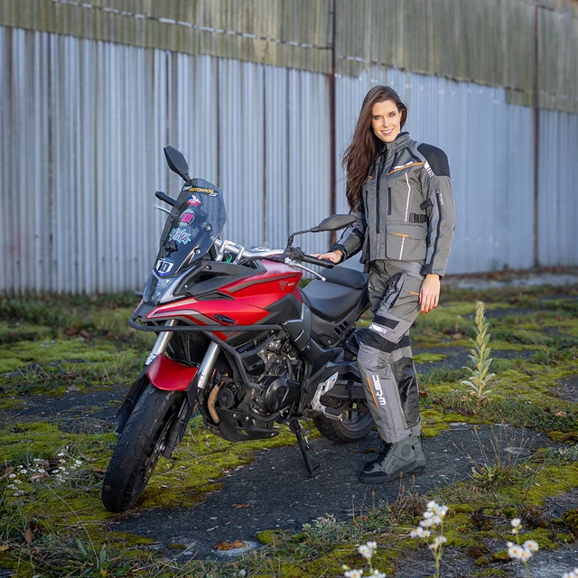 Damskie spodnie motocyklowe W-TEC Smackton Lady - Czarny