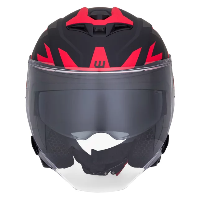 Kask motocyklowy W-TEC Voltik Graphic ∙ blenda przeciwsłoneczna ∙ wentylacja ∙ wyjmowana wyściółka ∙ homologacja ECE 22.06