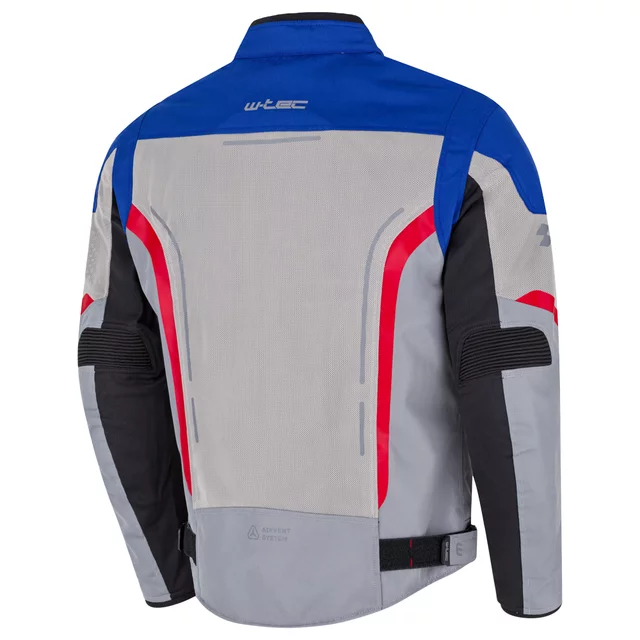 Letnia męska kurtka motocyklowa W-TEC Mirelio ∙ wentylacja AirVent ∙ ochraniacze CE ∙ membrana wodoodporna - Czarny-fluo