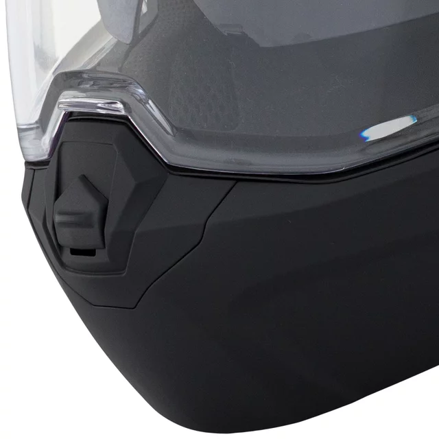 Kask motocyklowy szczękowy W-TEC Sabron P/J ∙ blenda przeciwsłoneczna ∙ system wentylacji ∙ wyjmowana wyściółka - Biała perła