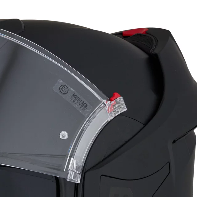 Kask motocyklowy szczękowy W-TEC Sabron P/J ∙ blenda przeciwsłoneczna ∙ system wentylacji ∙ wyjmowana wyściółka - Biała perła