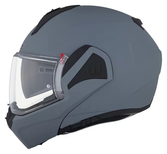 Kask motocyklowy szczękowy W-TEC Sabron P/J ∙ blenda przeciwsłoneczna ∙ system wentylacji ∙ wyjmowana wyściółka - Biała perła