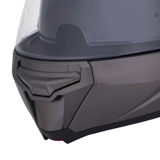 Kask motocyklowy szczękowy W-TEC Zoroz P/J ∙ wizjer pinlock ∙ osłona przeciwsłoneczna ∙ wentylacja - Błyszczący trójkolorowy