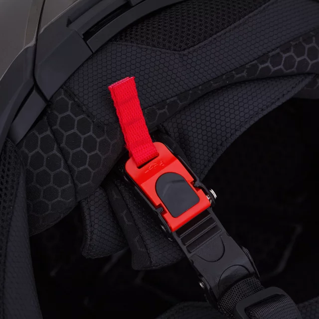 Kask motocyklowy szczękowy W-TEC Zoroz P/J ∙ wizjer pinlock ∙ osłona przeciwsłoneczna ∙ wentylacja - Błyszczący trójkolorowy