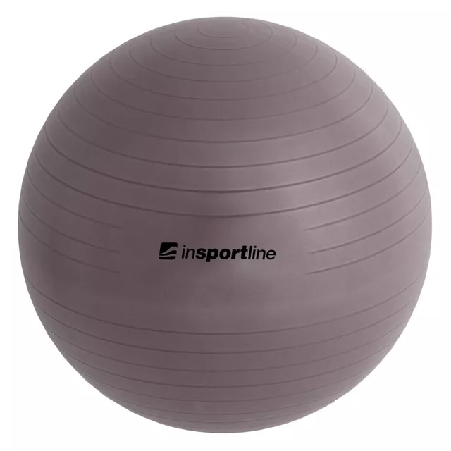 Piłka gimnastyczna / fitness do ćwiczeń Top Ball inSPORTline 85 cm ∙ nośność 600 kg ∙ antypoślizgowa powierzchnia - Ciemny szary - Ciemny szary