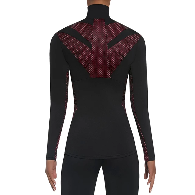 Damska sportowa koszulka BAS BLACK Inspire Blouse - Czarno-różowy