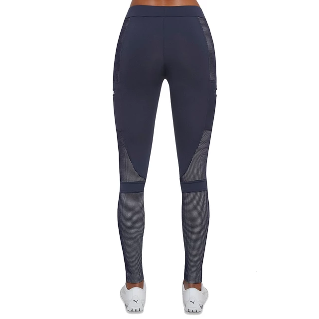 Damskie legginsy sportowe BAS BLACK Passion - Biało-niebieski