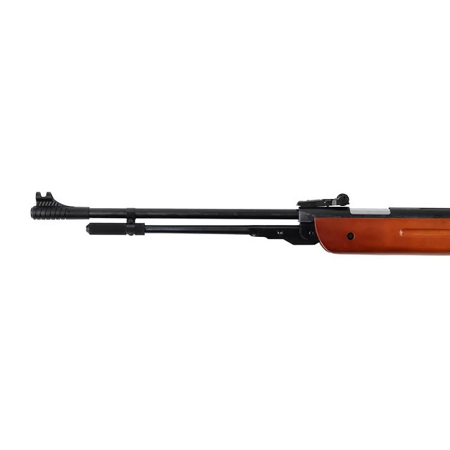 Wiatrówka długa inSPORTline B3-3 ∙ kaliber 5,5 mm ∙ 180 m/s ∙ kolba drewniana ∙ światłowodowa muszka ∙ gumowa stopka